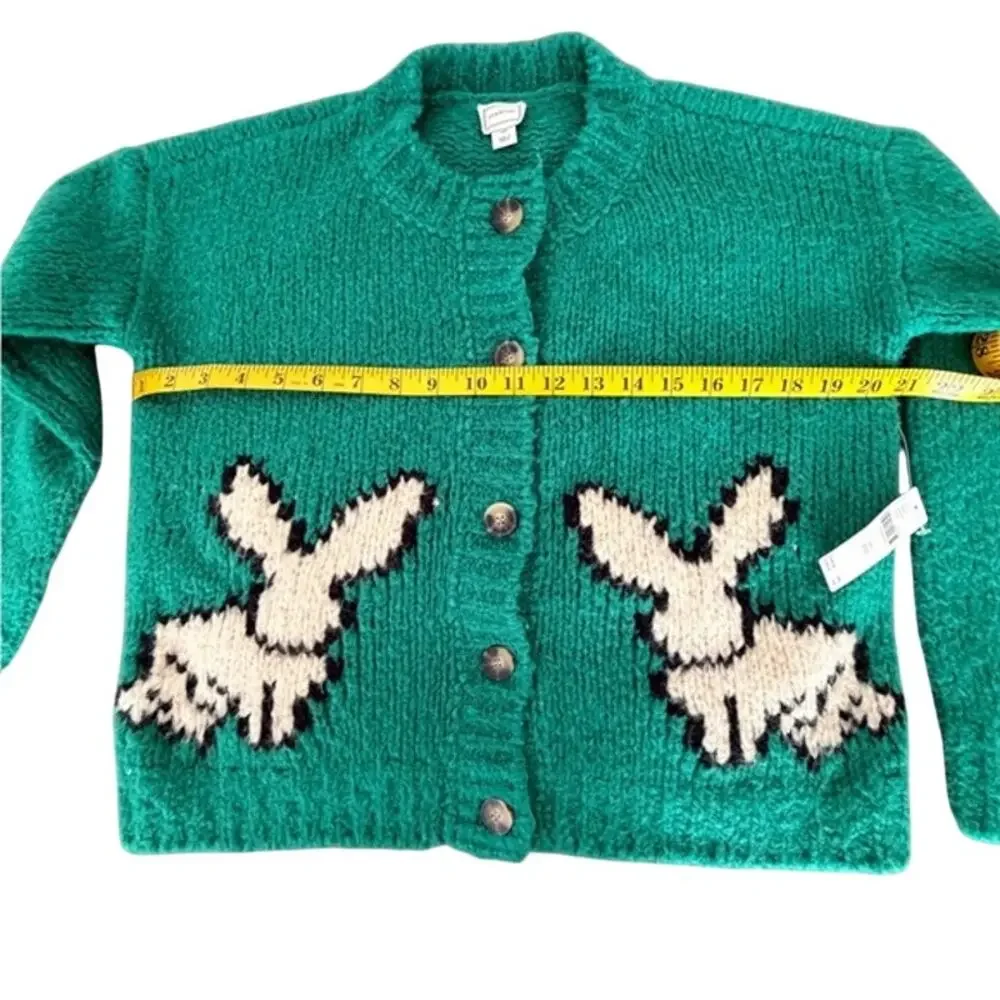 New Maeve Bunny Slope Cardigan from Anthropologie sz XXSP